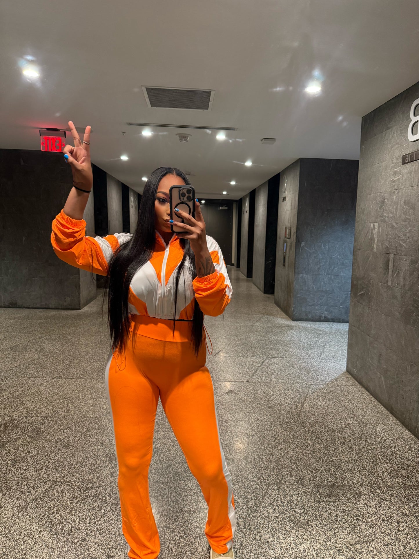 Chill on the go orange set