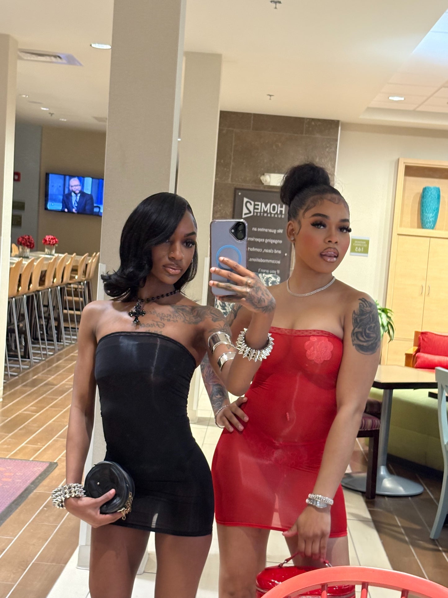 Sheer Tube Top Dress