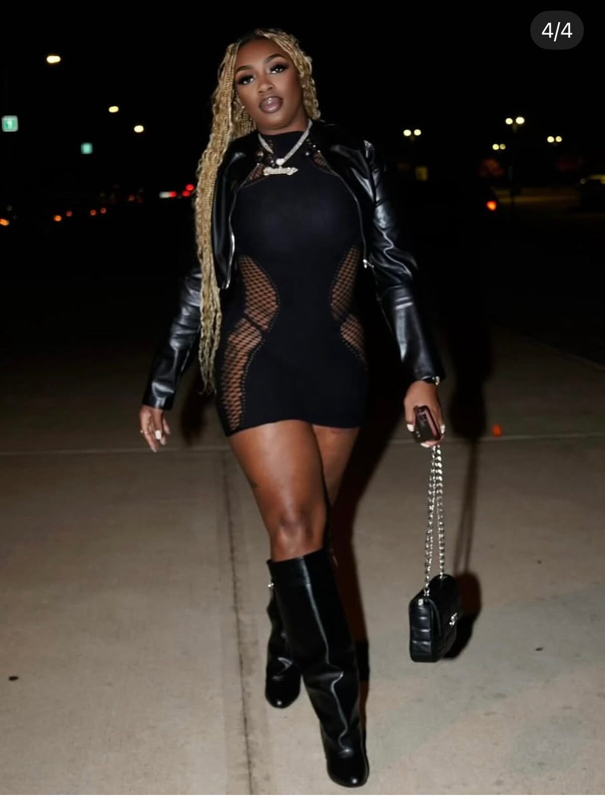 Black midnight dress