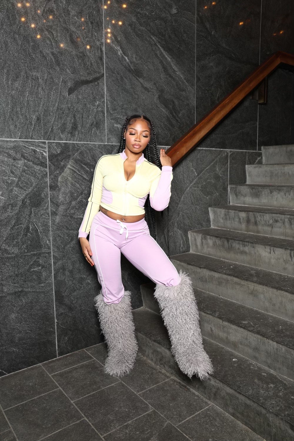 Purple & Yellow Tracksuit (Pants)