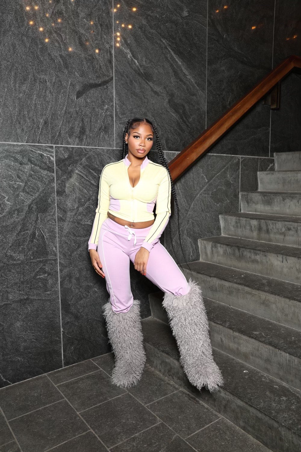 Purple & Yellow Tracksuit (Pants)
