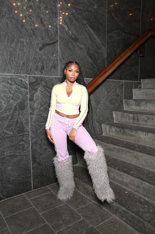 Purple & Yellow Tracksuit (Pants)