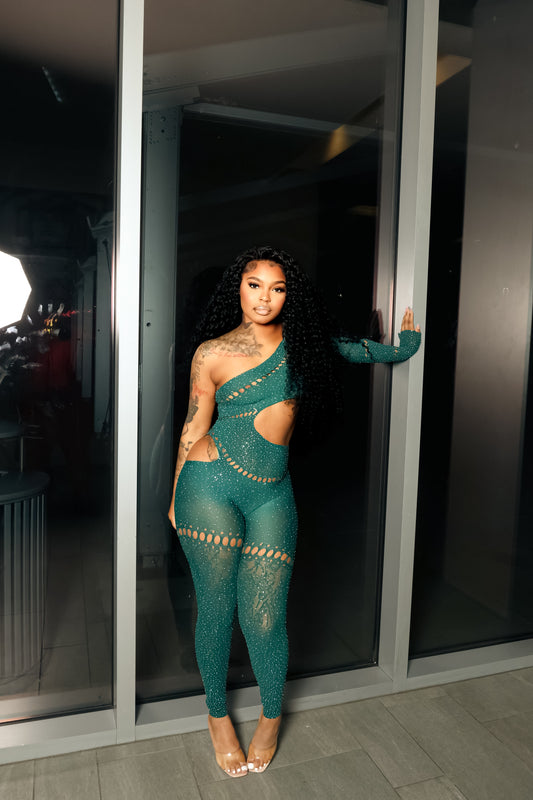 Green Shimmer Bodysuit