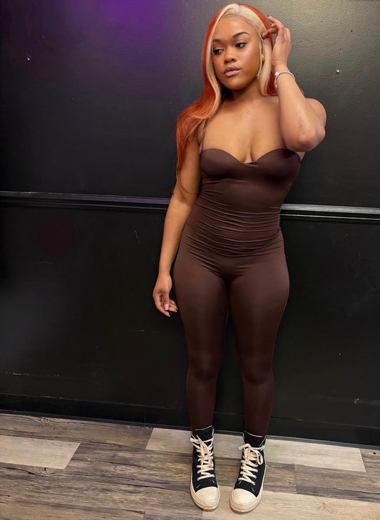 Brown Jumpsuit