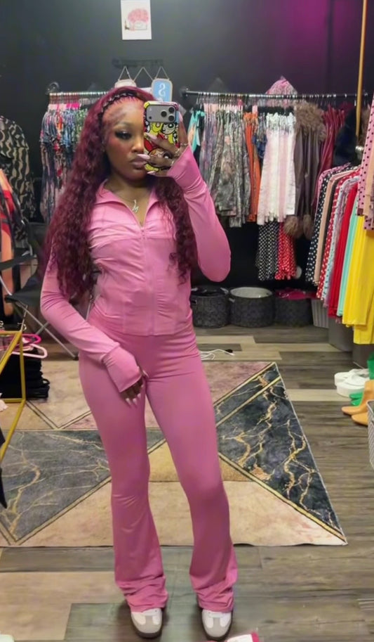 Light Pink Tracksuit