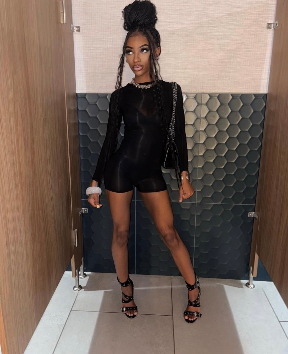 Mesh Shorts BodySuit