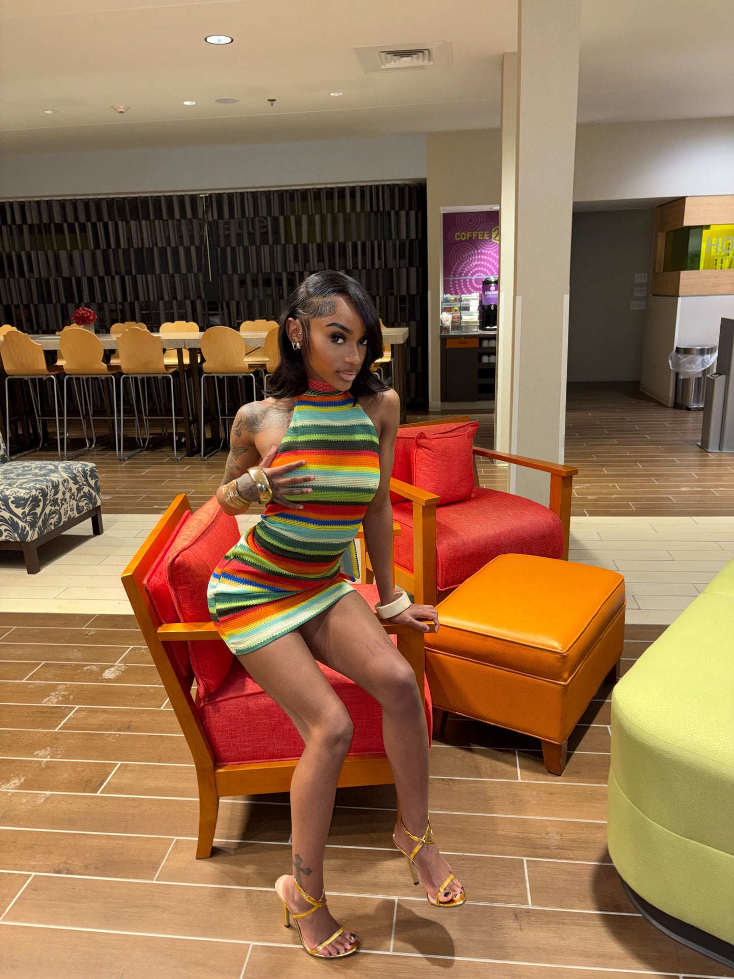 Crochet Mini Dress