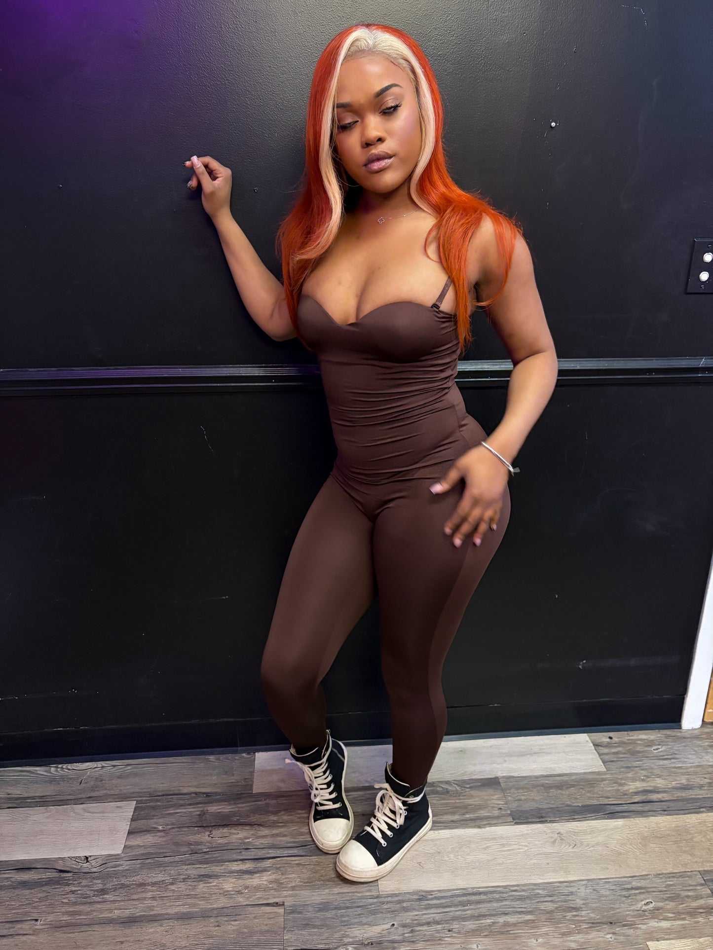 Brown Bodysuit