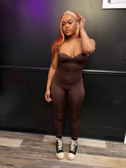 Brown Bodysuit